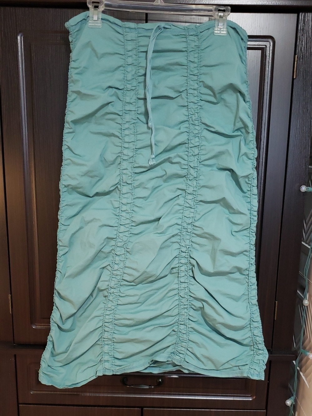 XCVI Double-shirred Panel Skirt In "Marine", Large